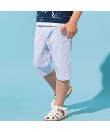 BeBe | ポケットロゴ刺しゅうストレッチウェザー6分丈パンツ(90~150cm)(その他パンツ)