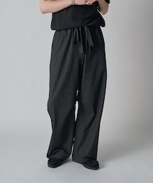Lui's | ストライプイージーワイドパンツ(パンツ)