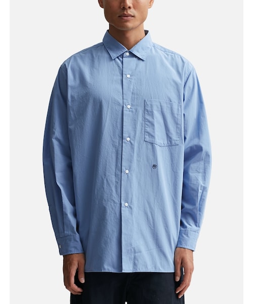 nanamica Regular Collar ウインドシャツ L nanamica (ナナミカ) Regular Collar Wind Shirt / レギュラー