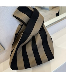 copine | ストライプ柄バッグ(ハンドバッグ)