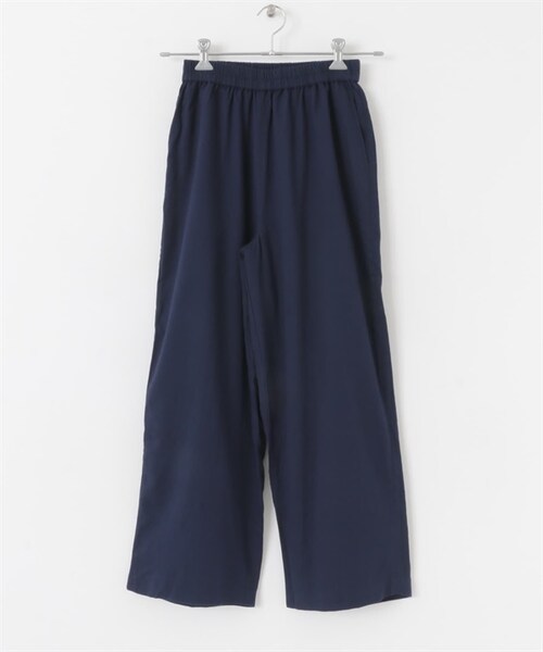 URBAN RESEARCH Sonny Label（アーバンリサーチサニーレーベル）の「棉質彩色輕便寬褲（その他・レディース・米色/開心果綠/藍色/藏青色・米色/開心果綠/藍色/藏青色）」の4枚目の写真