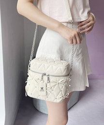 one after another NICE CLAUP | リボンビジューバニティ(ショルダーバッグ)