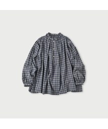 45R（フォーティファイブアール）の「秋風カディのスモックブラウス