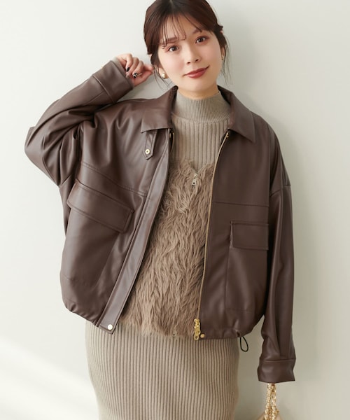 natural couture（ナチュラルクチュール）の「衿取り外し2WAYフェイク