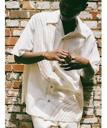 LIDNM | Embroidery Shirt by Julien Villevoye(シャツ/ブラウス)