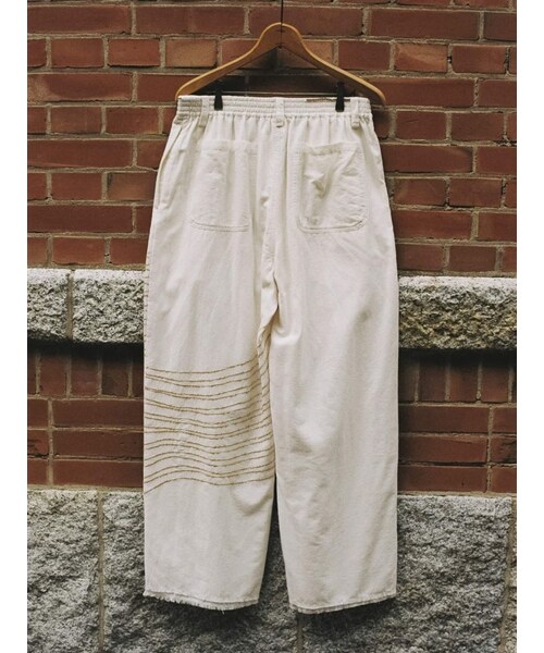 LIDNM（リドム）の「Embroidery Trousers by Julien Villevoye（その他 