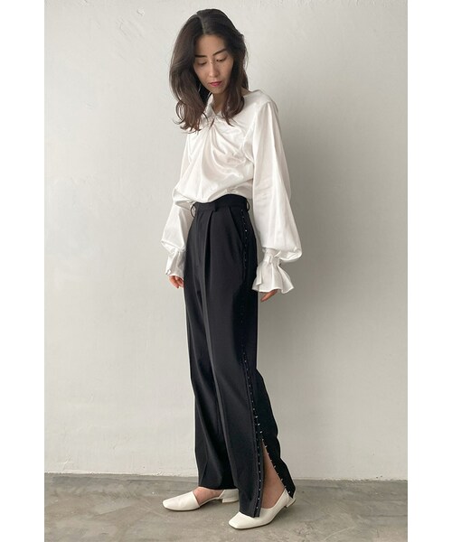 SPLASH（スプラシュ）の「Desir Side Slit Pants BK（その他パンツ・レディース・ブラック・S/M）」の2枚目の写真