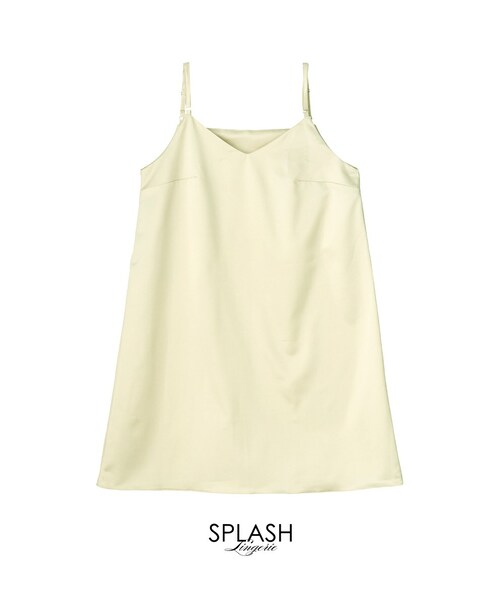 SPLASH(スプラシュ)の「Angel-Slip-Dress-Short(ドレス・レディース・ホワイト・XS/S/M/L)」の1枚目の写真