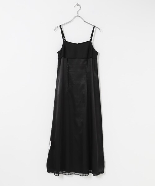 URBAN RESEARCH ROSSO（アーバンリサーチロッソ）の「kaene　フリルチュールドッキングドレス（ワンピース・レディース・Salmonpink/black・36）」の15枚目の写真