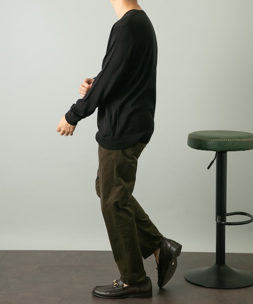 URBAN RESEARCH ROSSO（アーバンリサーチロッソ）の「『一部WEB限定カラー』『XLサイズあり』『UR TECH』ハイゲージクルーネックニット（ニット/セーター・メンズ・GRAY/BEIGE/NAVY/BLACK/L.BROWN・M/L/XL）」の16枚目の写真