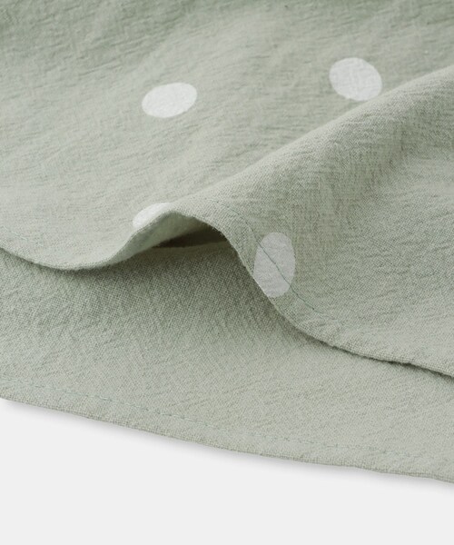 ROPE' PICNIC(ロペピクニック)の「【KIDS/キッズ】綿ワッシャードット柄ワンピース(ワンピース・キッズ・ベージュ/ライトグリーン・120/130/140/150)」の21枚目の写真