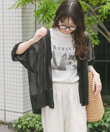ITEMS URBANRESEARCH | シアーVネックニットカーディガン(カーディガン/ボレロ)