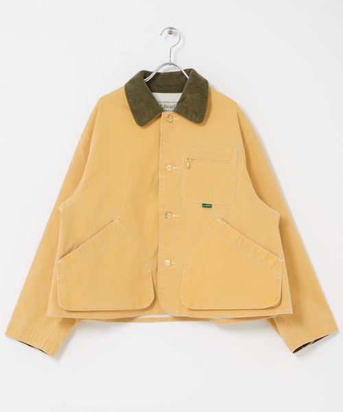 URBAN RESEARCH DOORS（アーバンリサーチドアーズ）の「L.L.Bean JAPAN EDITION　HARBOR FIELD COAT（テーラードジャケット・レディース・NATURAL/FADESADDLE/SALMON/FADEBLUE・M）」の3枚目の写真