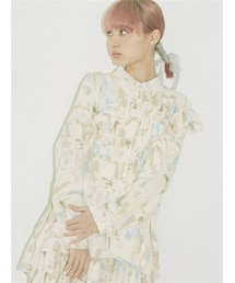 merry jenny | Waterfrontアシメフリルシャツ(シャツ/ブラウス)