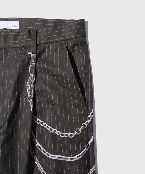 ADAM ET ROPE'（アダムエロペ）の「【TOLQ/トルク】Printed One Tuck Trousers（その他パンツ・メンズ・ブラック・2/3）」の6枚目の写真