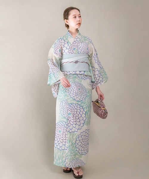 URBAN RESEARCH ROSSO（アーバンリサーチロッソ）の「浴衣 ダリア（着物・メンズ・ブルー・FREE）」の5枚目の写真