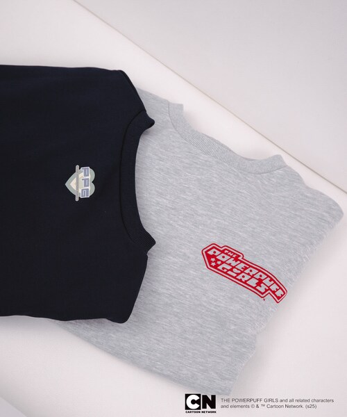 SENSE OF PLACE by URBAN RESEARCH（センスオブプレイスバイアーバンリサーチ）の「『別注』PPG / SENSE OF PLACE ルーズスウェット（スウェット・レディース・NAVY/GRAY・one）」の11枚目の写真