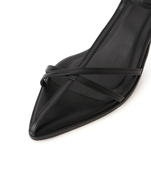 VIS（ビス）の「ナロークロスメタルヒールサンダル（サンダル・レディース・ブラック/レッド・L/M/S）」の14枚目の写真