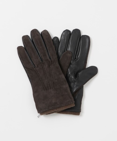 URBAN RESEARCH DOORS（アーバンリサーチドアーズ）の「スエードレザーグローブ（ベルト・メンズ・BLACK/BROWN・-）」の14枚目の写真
