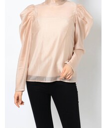 LAGUNAMOON | タックロングスリーブシアーブラウス(シャツ/ブラウス)