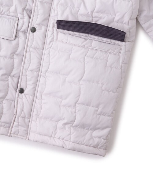 ADAM ET ROPE'(アダムエロペ)の「【UNIVERSAL OVERALL】for M FLAG QUIL TING JACKET(カバーオール・レディース・ブラック/グレー/ダークブラウン・L/M/XL)」の17枚目の写真