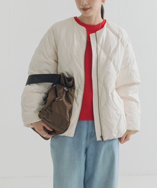 URBAN RESEARCH(アーバンリサーチ)の「コクーンキルティングダウン(その他アウター・レディース・OFF WHITE/BROWN/BLACK・S/Free)」の10枚目の写真