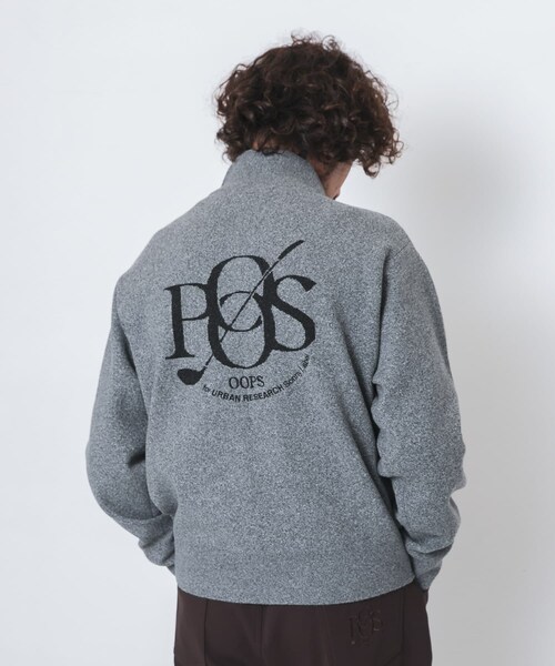 URBAN RESEARCH Sonny Label（アーバンリサーチサニーレーベル）の「OOPS　バックBIGロゴニット（ニット/セーター・メンズ・GRAY/BLACK/GREIGE・M/L/XL）」の15枚目の写真