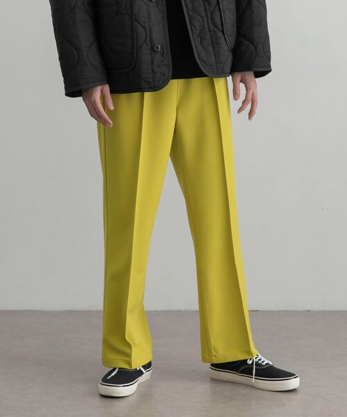 URBAN RESEARCH（アーバンリサーチ）の「『一部WEB限定カラー』UR iD　SEMI FLARE JERSEY PANTS（その他パンツ・メンズ・GOLD/NAVY/PURPLE/LIME GREEN/BLACK/GRAY/RED/SEA GREEN/ROYAL・M/L）」の3枚目の写真