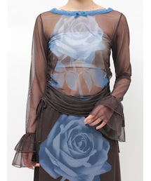 jouetie | ローズシアートップス(Tシャツ/カットソー)