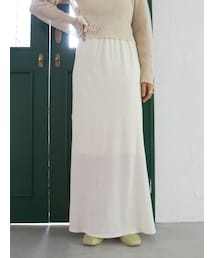 Ungrid | カシミヤ混アイラインスカート(スカート)