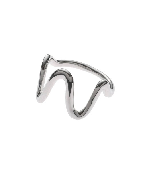 LAGUNAMOON（ラグナムーン）の「ランダムウェーブリング（リング・レディース・シルバー/ゴールド・F）」の2枚目の写真