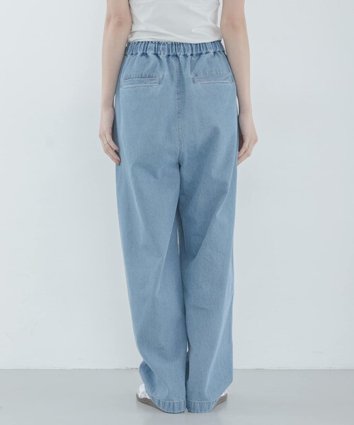 URBAN RESEARCH Sonny Label（アーバンリサーチサニーレーベル）の「イージーカーブデニムパンツ（デニムパンツ・レディース・インディゴ/L.インディゴ・36/38）」の4枚目の写真