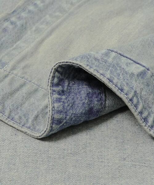 URBAN RESEARCH（アーバンリサーチ）の「HERILL　Nepdenim jacket（デニムジャケット・メンズ・White/VT Worn・2/3）」の12枚目の写真