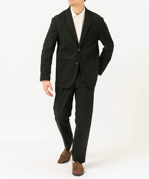 URBAN RESEARCH ROSSO（アーバンリサーチロッソ）の「『XLサイズあり』ピーチツイルストレッチシングルジャケット（テーラードジャケット・メンズ・DARK BROWN/NAVY/BLACK・M/L/XL）」の20枚目の写真