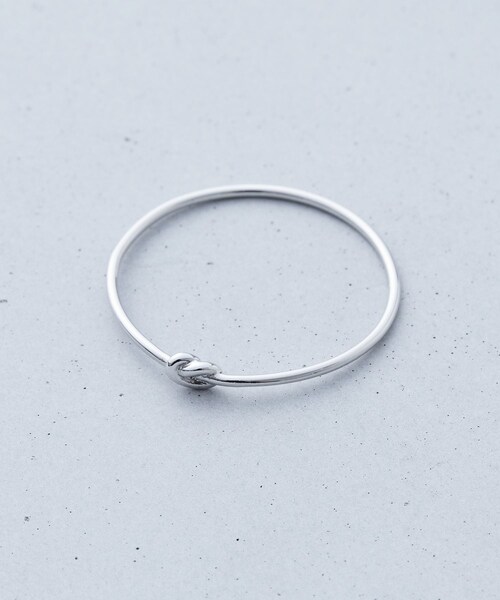 ROPE'(ロペ)の「【Lulu】R(ロペ アール)PT ノットモチーフナローリング(リング・レディース・シルバー系・11/13)」の13枚目の写真