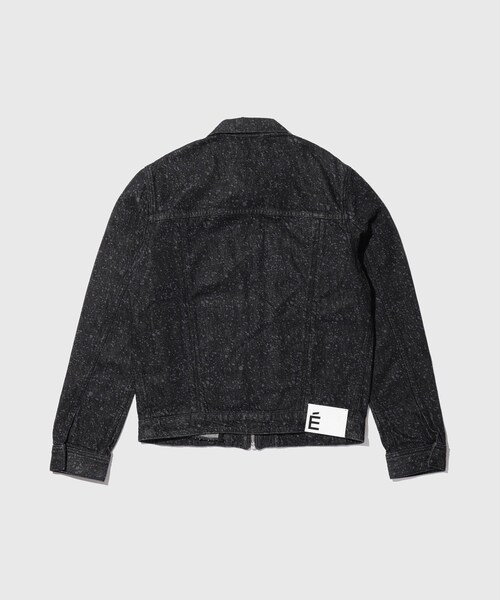 ADAM ET ROPE'(アダムエロペ)の「【Etudes Studio/エチュードストゥディオ】SLIM DENIM JACKET DOTTED(デニムジャケット・メンズ・ブラック・L/M/S)」の16枚目の写真