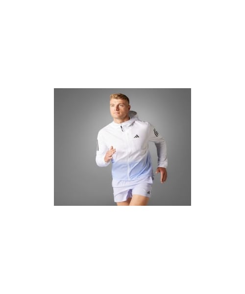 adidas(アディダス)の「オウン ザ ラン カラーブロック ジャケット(ジャケット/アウター・メンズ・ホワイト・XS/M/XL/2XL/4XL/J/2XS/J/XS/J/S/J/M/J/L/J/XL/J/2XL/J/3XL)」の2枚目の写真