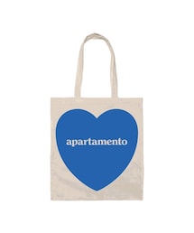 bonjour records | apartamento/アパルタメント Heart Tote Bag(BLUE FLAME)(トートバッグ)