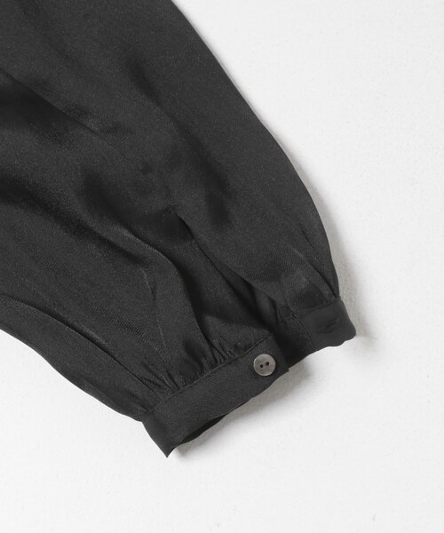 URBAN RESEARCH ROSSO（アーバンリサーチロッソ）の「ボリュームギャザーロングワンピース（ワンピース・レディース・BLACK/BROWN・Free）」の3枚目の写真