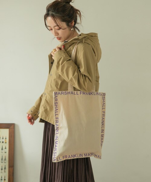 ITEMS URBANRESEARCH（アイテムズ アーバンリサーチ）の「F&M スクエアトート（トートバッグ・レディース・RED/BLK/OFF/PPL・-）」の16枚目の写真