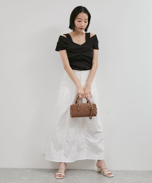 VIS(ビス)の「ロゴスエードミニボストンバッグ/2WAY(ボストンバッグ・レディース・ブラウン/ベージュ系/ピンク・F)」の14枚目の写真