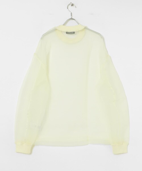 URBAN RESEARCH（アーバンリサーチ）の「ESTHE　Organza Sweatshirts（その他トップス・レディース・Yellow・S）」の7枚目の写真
