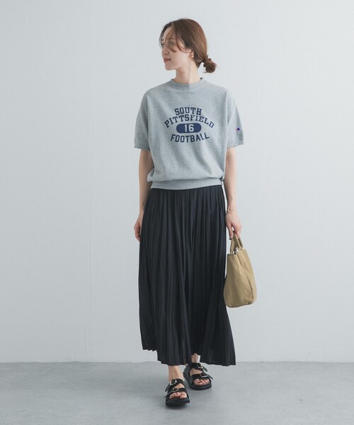 URBAN RESEARCH DOORS(アーバンリサーチドアーズ)の「ランダムプリーツスカート(スカート・レディース・GREGE/PURPLE/BLACK・Free)」の20枚目の写真