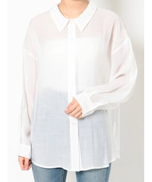 GYDA | SHEER LOOSEシャツ(シャツ/ブラウス)