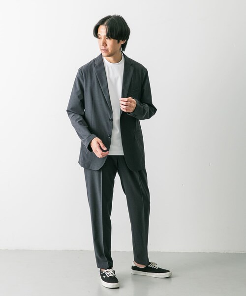 URBAN RESEARCH DOORS（アーバンリサーチドアーズ）の「『イージーケア/速乾』LIFE STYLE TAILOR　ウォッシャブルアクティブパンツ（スラックス・メンズ・GRAY/NAVY/KHAKI・S/M/L/XL）」の15枚目の写真