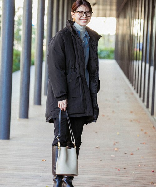 URBAN RESEARCH ROSSO（アーバンリサーチロッソ）の「F by ROSSO　撥水リバーシブルロングダウン（その他アウター・レディース・BROWN/BLACK・Free）」の5枚目の写真