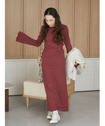 Ungrid | フレアスリーブテレコフィットワンピース(ワンピース)