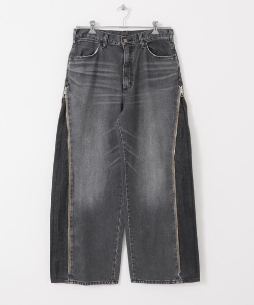 URBAN RESEARCH Sonny Label（アーバンリサーチサニーレーベル）の「Wrangler　WREMAKE SIDE ZIP FLARE（デニムパンツ・メンズ・BK REMAKE/BL REMAKE・S/M）」の11枚目の写真