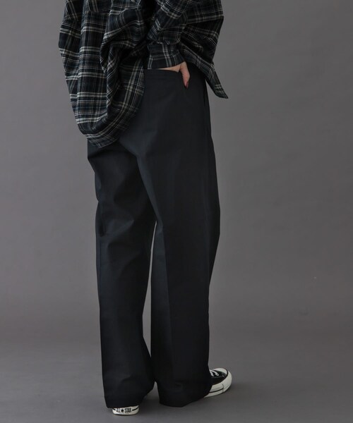 URBAN RESEARCH DOORS（アーバンリサーチドアーズ）の「FORK&SPOON　イージーチノパンツ（チノパンツ・レディース・BLACK/BEIGE・1/2）」の5枚目の写真