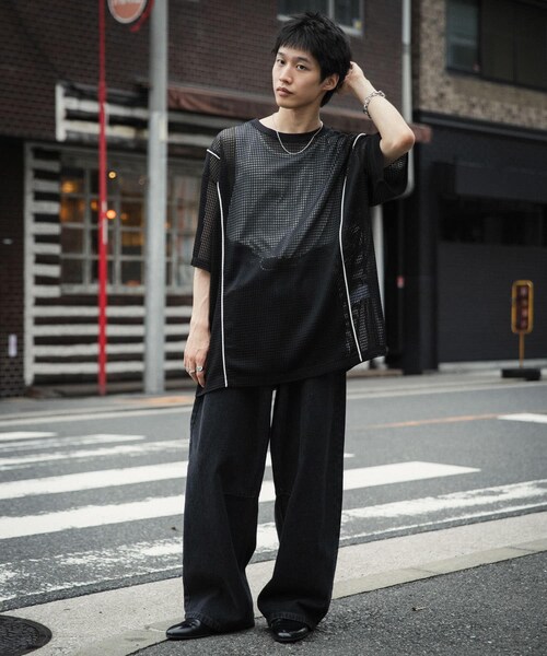 SENSE OF PLACE by URBAN RESEARCH(センスオブプレイスバイアーバンリサーチ)の「カーブデニムパンツ(デニムパンツ・メンズ・BLACK/L.INDIGO・M/L)」の10枚目の写真